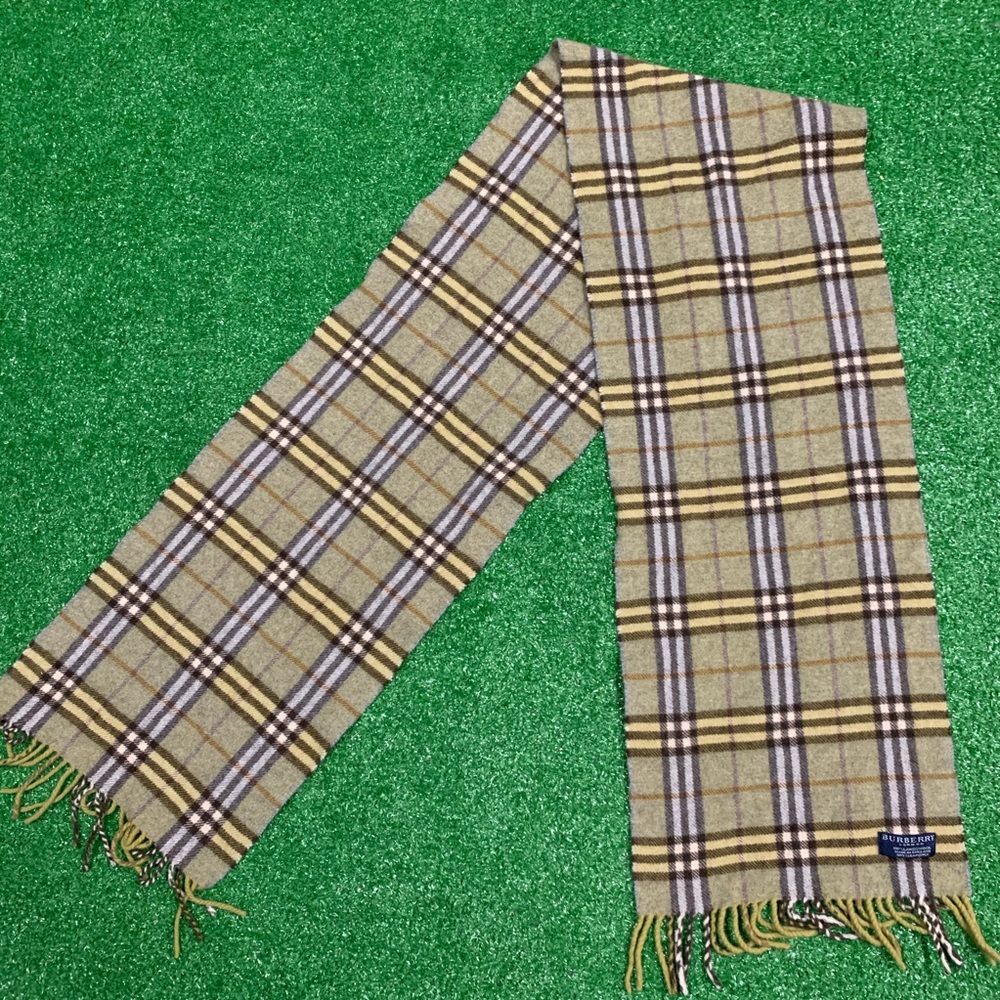 Burberry Plaid Scarf Lambswool